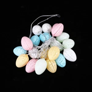 Easter Egg String Lights Toddler Spring Decoration Indoor Battery Operated - Picture 1 of 12
