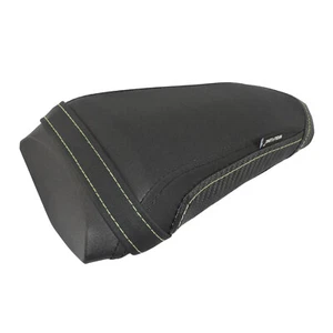 Black Passenger Rear Seat Tandem Saddle Cushion Pad For YAMAHA YZF R1 R1M R6 R7 - Picture 1 of 9