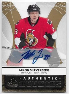 12/13 SP GAME USED ROOKIES GOLD AUTOGRAPH PARALLEL Jakob Silfverberg #137 - Picture 1 of 1