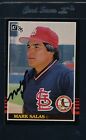 1985 Donruss #547 Mark Salas Cardinals Signed Auto *23539