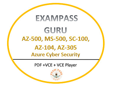 ¡Examen AZ-500, MS-500, SC-100, AZ-104, AZ-305 PDF&VCE!¡Ciberseguridad Azure! JUNIO • 6.54€