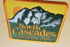 North Cascades Washington National Park Embroidered Patch approx 2.5x3.75" - Picture 1 of 2
