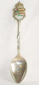 Montreal Canada Sterling Silver Souvenir Spoon w/ Enamel Crest - Picture 1 of 5
