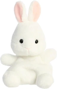 Aurora Adorable Palm Pals Cottontail Bunny Stuffed Animal -  White 5 Inches - Foto 1 di 5
