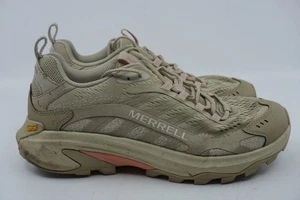 Merrell Moab Speed 2 Women's Size 10 Hiking Shoes 'Khaki' Waterproof - Picture 1 of 7