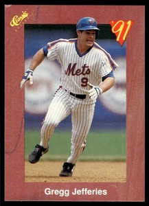1991 Classic II Gregg Jefferies New York Mets #T40 - Picture 1 of 2