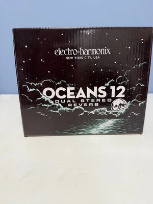 Electro-Harmonix Oceans 12 Dual-Stereo Reverb Effects Pedal Black - Image 1 of 2