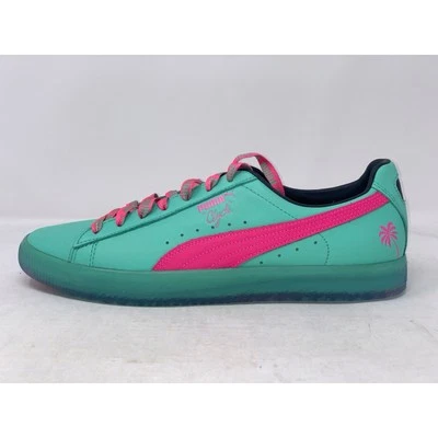 Puma Clyde 1973 'Miami Vice South Beach' Blue Sneakers, Size 11 368542-01 - Image 1 of 4