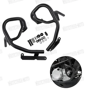 Black Lower Engine Guard Crash Bar Kit Black For BMW G310GS G310R 2017 2018 DOS - Picture 1 of 12