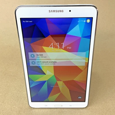 Samsung Galaxy Tab 4 SM-T337A 8" 16GB Wi-Fi + 4G (AT&T) Tablet Tested Works - Image 1 of 4