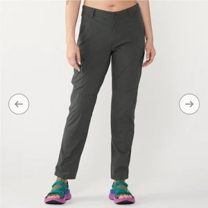 REI Trailmade Dark Green Cargo Pants Women's 4 Petite - Picture 1 of 8