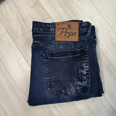 PRPS Jeans Men’s Size 36 (36x34) Dark Wash Denim Distressed Stretch - Image 1 of 4