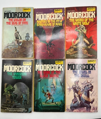 Michael Moorcock Lot Of 6 Vintage DAW Paperbacks - Stated 1st Printings - Image 1 of 4