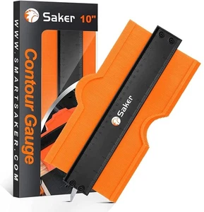 Saker Contour Gauge Profile Tool(25 cm/10 inches)-Adjustable Lock-Precisely Copy - Picture 1 of 5