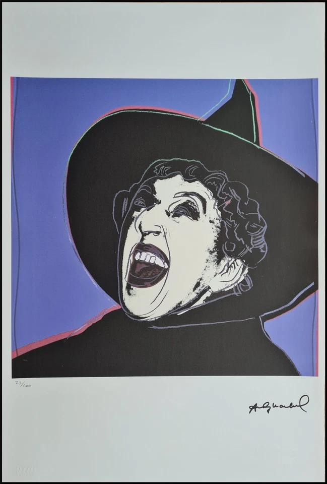 ANDY WARHOL * Witch * 57 x 38 cm *signed lithograph *Kunstdruck*limited # xx/100 - Bild 1 von 4
