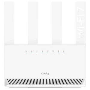 Cudy Dual Band BE3600 Wi-Fi 7 Router WR3600E 4 porty gigabitowe, czterordzeniowy 2,0 GHz - Zdjęcie 1 z 7