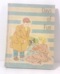 DAYS OF FUN WH Burton CB Baker GK Kemp Bobbs Merrill HC 1959 Primary Reader VTG - Picture 1 of 8