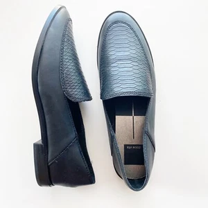 Dolce Vita Damen-Halbschuhe schwarz Leder Krokoprägung Stella Größe 8 Academia - Bild 1 von 8