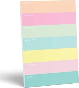 Sweetzer & Orange - Magnetic Weekly Colourblock Memo Pad (B3) - Picture 1 of 5