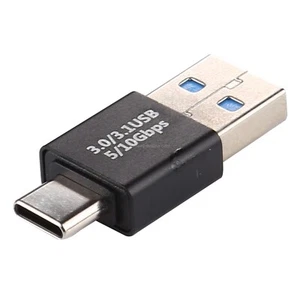 Adaptador de aleación de aluminio de cabezaal 90°, USB-C macho a USB 3.0 hembra - Imagen 1 de 5