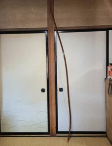 Antiker Kyudo Bogen Japanischer Kampfsport Bambus gefertigt - Bild 1 von 9