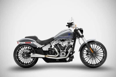 Harley Davidson Breakout 2017-2024 Zard Exhaust Full System 2in1 Inox New - Image 1 of 4