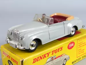 Original Dinky 194 Bentley S2 Coupe Convertible, Boxed - Picture 1 of 10