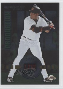 2002 Donruss Production Line /1378 Barry Bonds #PL-41