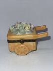 Flower Cart Treasure Box Trinket Miniature Decor