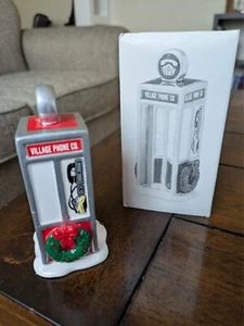 Department 56 Village Accessories (Original Snow Village): Village Phone Booth - Picture 1 of 3