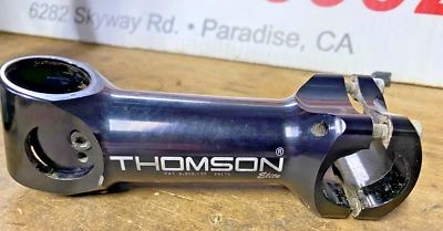 Thomson Elite Road/Gravel Stem - Black 15° | 120 mm | 25.4 mm | SM-E108 USA - Image 1 of 4