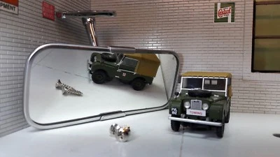 Land Rover Series 1 2 2a Quality Chrome Interior Screen Rear View Mirror 307906 - Image 1 of 4