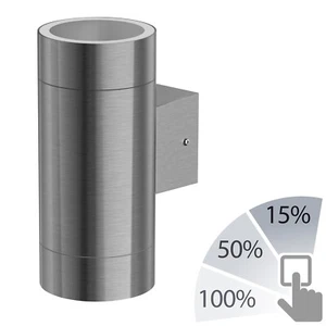 Aplique BIDO para exterior Aluminio Up & Downlight + 2 lámparas LED blanco - Imagen 1 de 7
