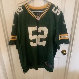 NIKE On Field NFL Clay Matthews Green Bay Packers Size 56 XXXL Some Stains