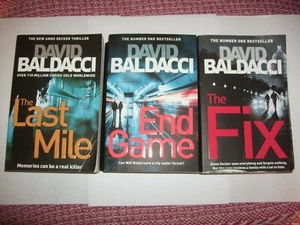 3 Paperback Books David Baldacci All Listed Box HF - Foto 1 di 6