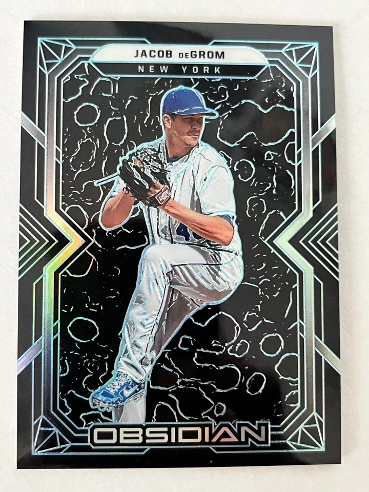 JACOB DEGROM 2022 Panini Chronicles Baseball Obsidian Carolina Blue - Image 1 of 1