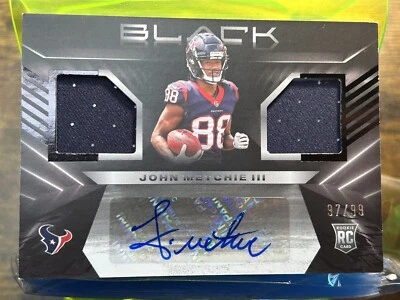 John Metchie III 2022 Panini Black Swatch RPA /99 RSM-JME  - Image 1 of 2