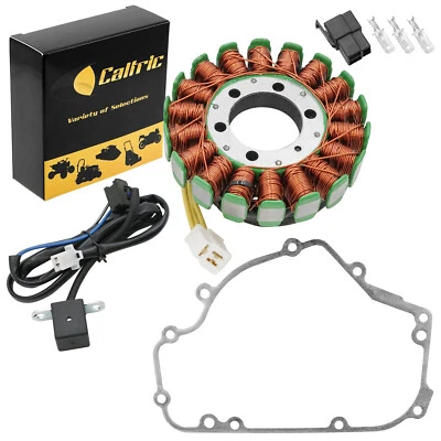 Estator e junta compatíveis com Kawasaki Ninja 250R EX250J EX250 2008 2009 2010 - Imagem 1 de 4