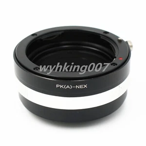 Pentax K PK DA Lens To Sony NEX E Mount Adapter A6300 A6600 NEX 5 6 3 7 A7 A9 - Picture 1 of 1