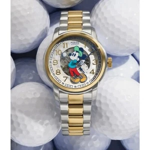 Disney Fossil Mickey Mouse Golfuhr Limited Edition Herren Damen 40mm - Bild 1 von 8