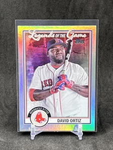 2023 Topps Series 2 David Ortiz Legends Of The Game Refractor Boston Red Sox - Foto 1 di 2