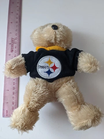 Pittsburgh Steelers Football 9" Small Plush Stuffed Bear NFL Cover