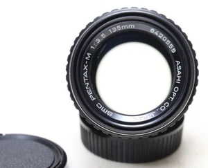 Pentax-M 135mm f/3.5 manual focus telephoto lens - Picture 1 of 6