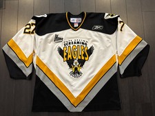 Reebok Paul McIlveen Cape Breton Screaming Eagles Game Worn Used QMJHL Jersey