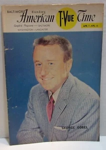 Regional TV Guide, Baltimore American T-Vue Time 1957 George Gobel, Ed Wynn - Picture 1 of 2