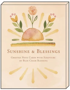 LEANIN TREE Sunshine Blessings 12 Note Cards & Envelopes #34720~3 each 4 designs - Picture 1 of 2