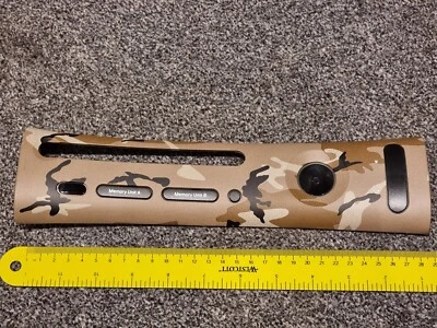 MICROSOFT XBOX 360 ORIGINAL CAMOUFLAGE CAMO CONSOLE FRONT FACEPLATE FASCIA COVER - Image 1 of 3