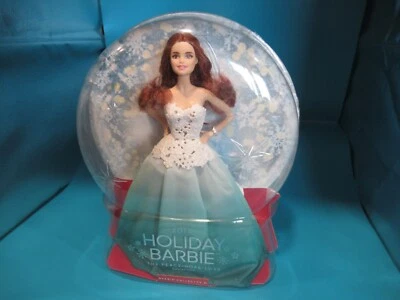 2016 Holiday Barbie cabelo ruivo vermelho Peace Hope Love Collection #DWJ14 - Imagem 1 de 4