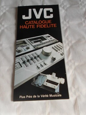JVC Hi-Fi Audio Catalogue 1980s tuners decks cartridges Radio Tape amps mics etc - Image 1 of 4
