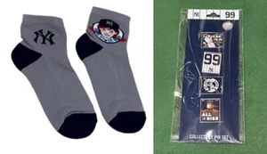 NY Yankees Aaron Judge Homerun Record All Rise 62 Pins Pin + Socks SGA 2024 - Picture 1 of 5